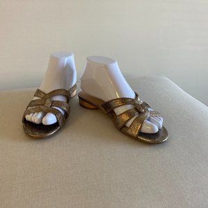 Gold Sandals Size 6.5
